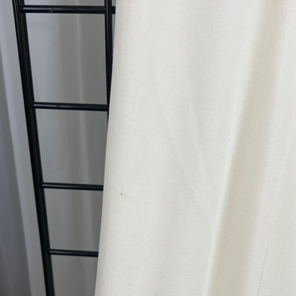 Brooks Brothers Cream Wide Leg Women's Pants - Picture 4 of 11